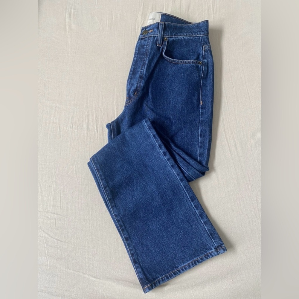 St. Agni Blue Flare & Wide Leg Jeans